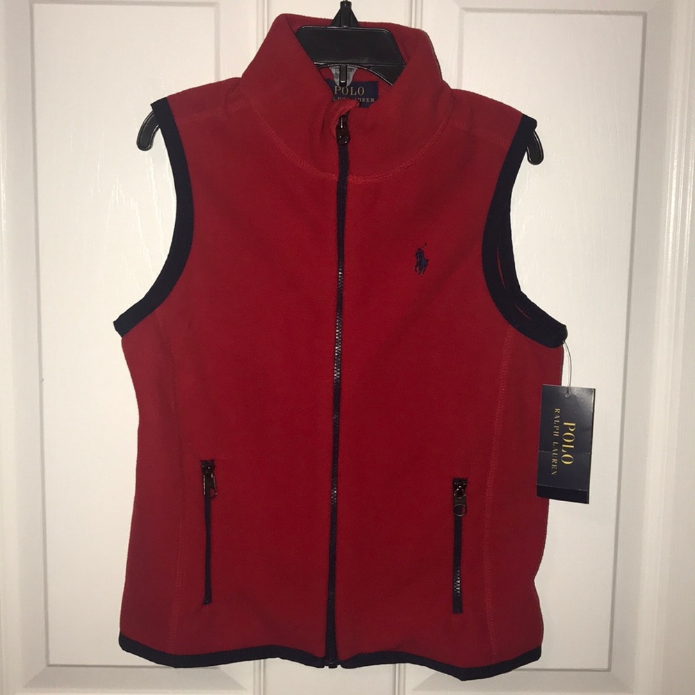 NWT Ralph Lauren boys zip up vest
